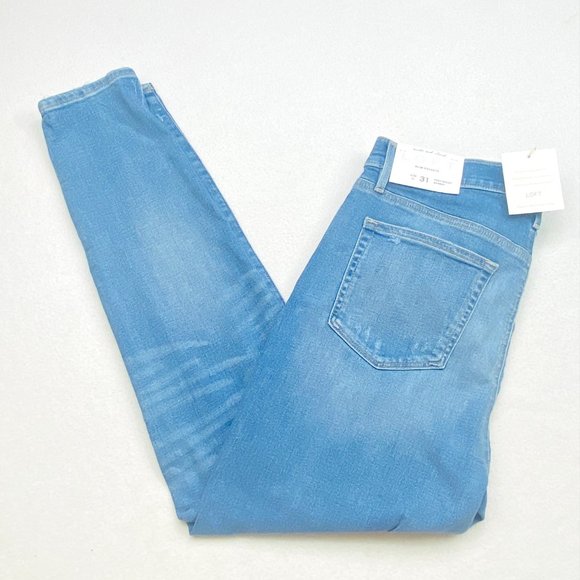 Loft High Waist Skinny Jeans - Size 12 (32" x 28.75") - NWT - Picture 2 of 9